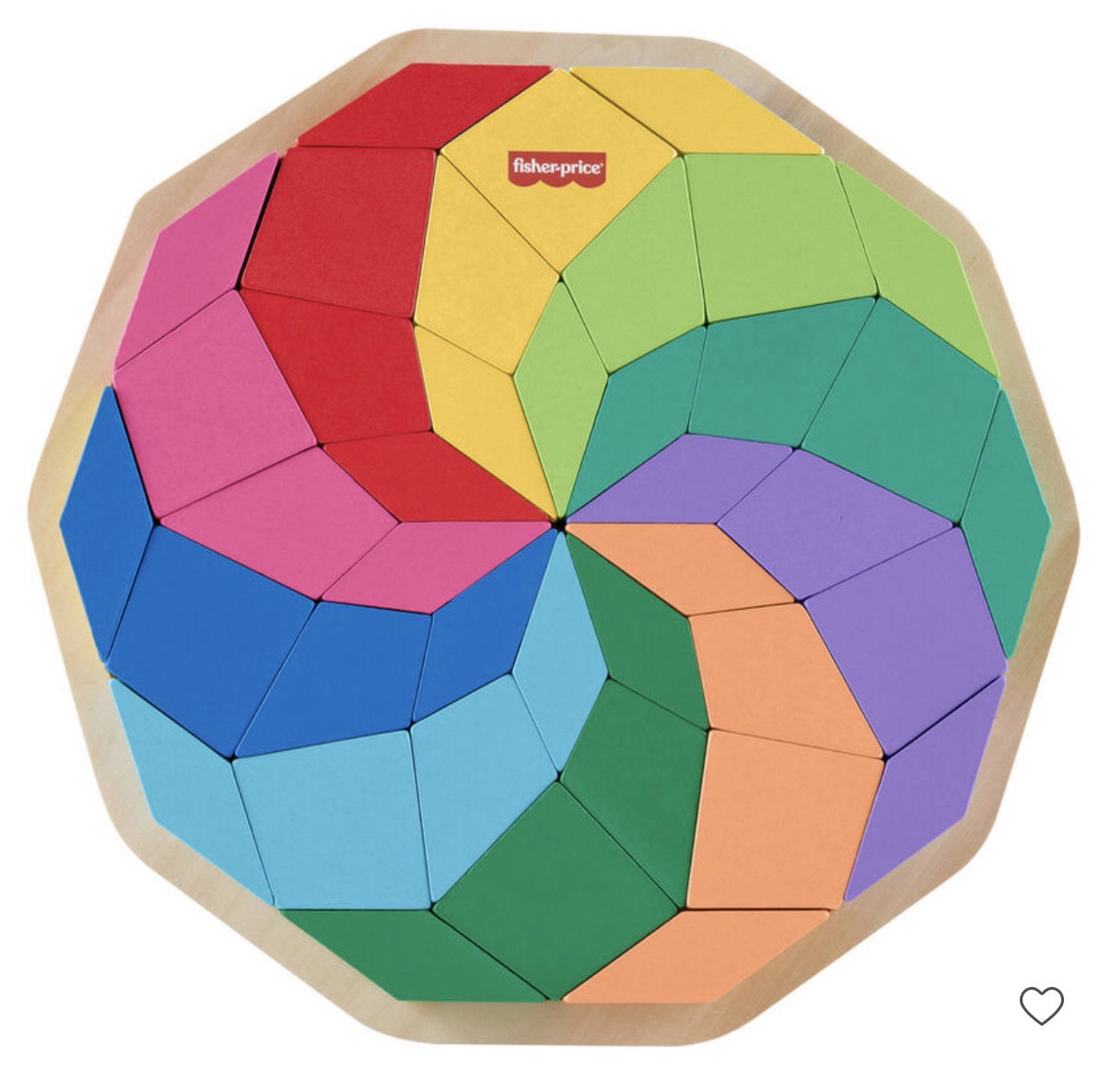 Rompecabezas Mandala de Madera Fisher Price - Nuevo