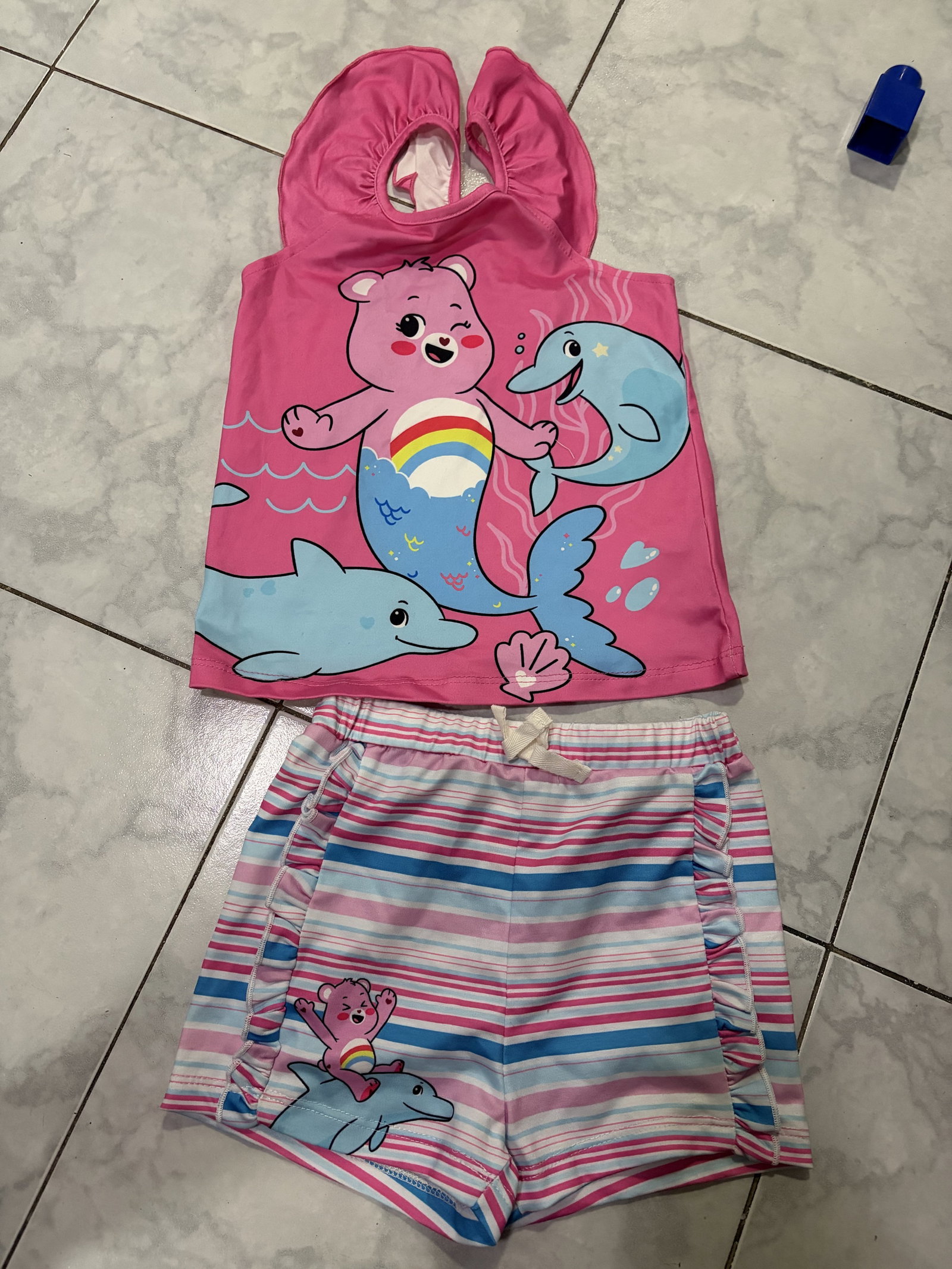 Conjunto de Traje de Baño para Niña 3-4 Años - Excelente Estado