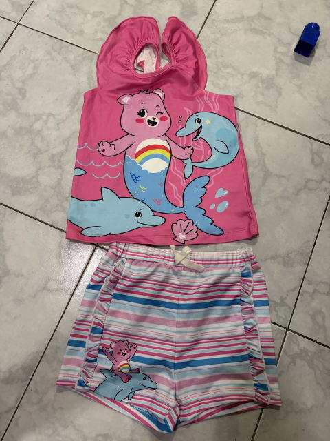 Conjunto de Traje de Baño para Niña 3-4 Años - Excelente Estado
