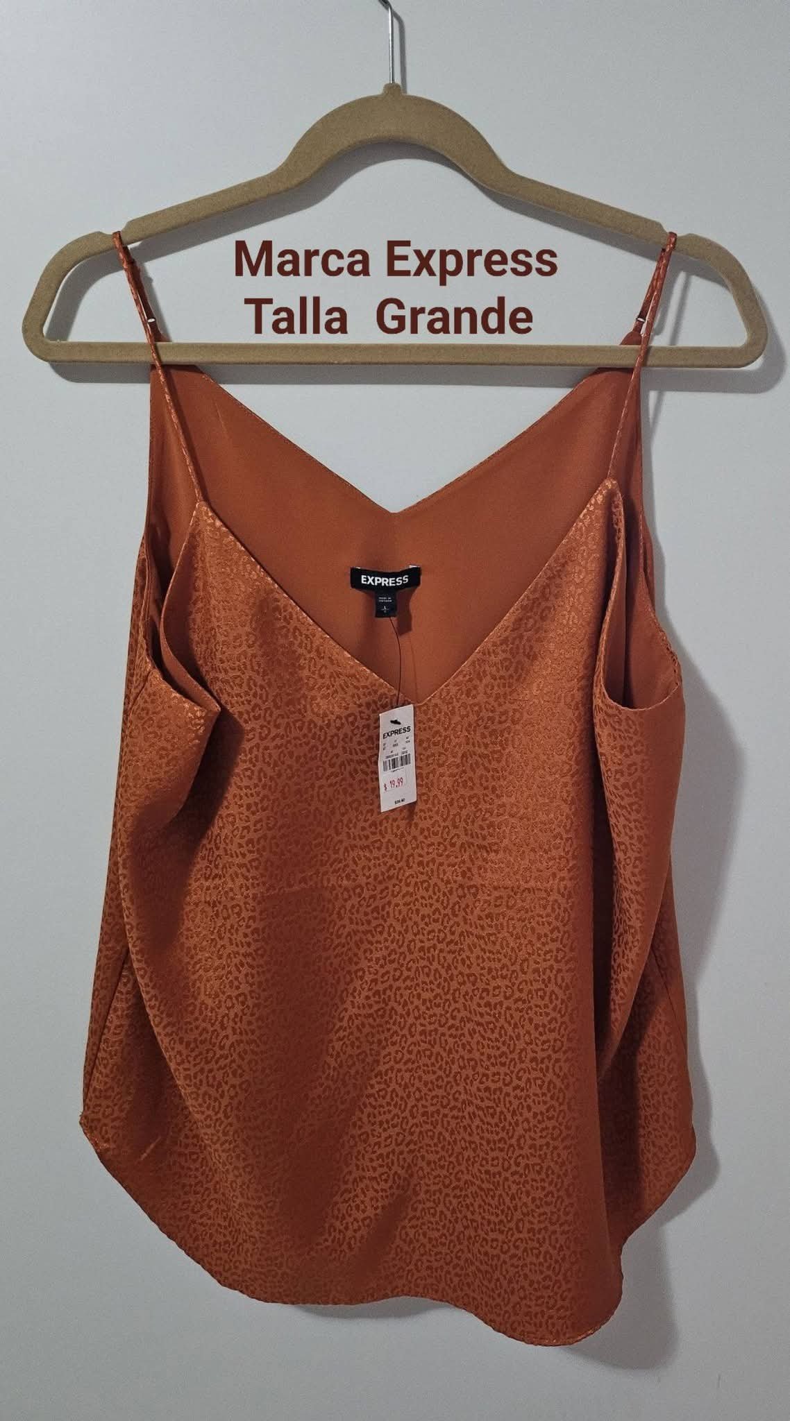 Camisola satinada Express Talla L Nueva