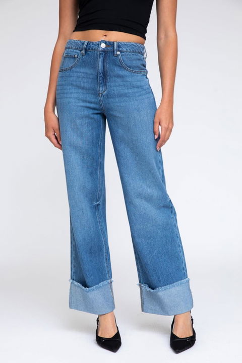 Pantalones de pierna ancha Rewash Super High-rise Talla 11-30