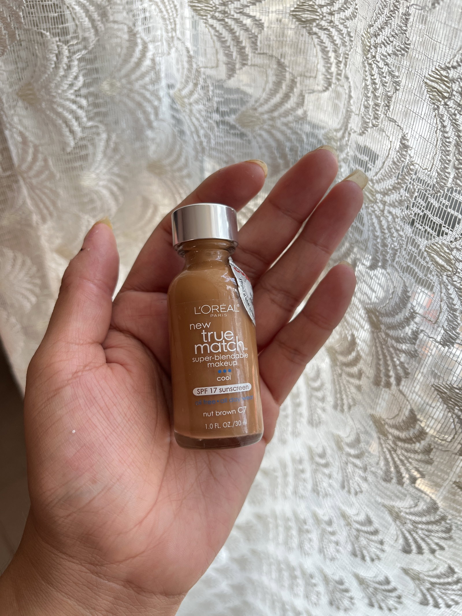 Base de maquillaje L’Oréal París New True Match tono Nude Brown C7