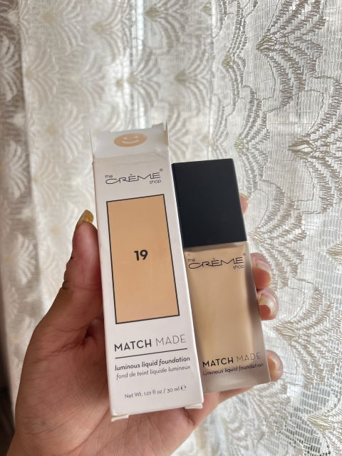 Base de Maquillaje The Crème Shop Match Made Luminous Tono 19