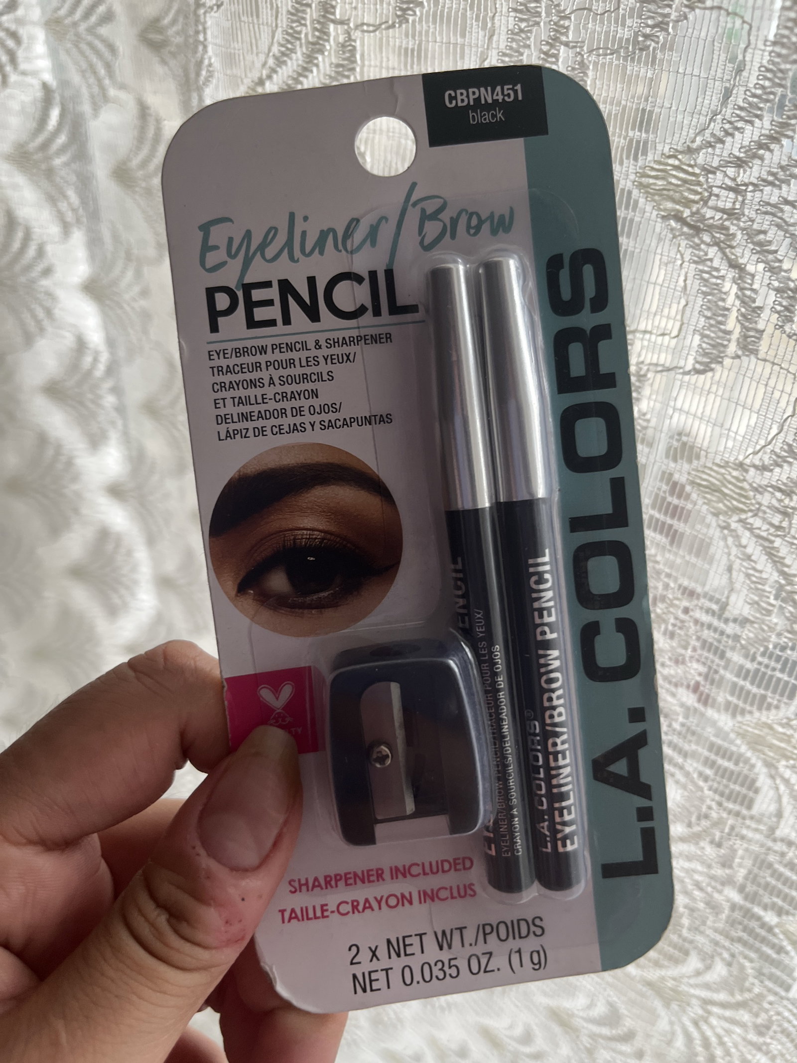 Eyeliner / Lápiz de Cejas L.A. Colors CBPN451 - Nuevo
