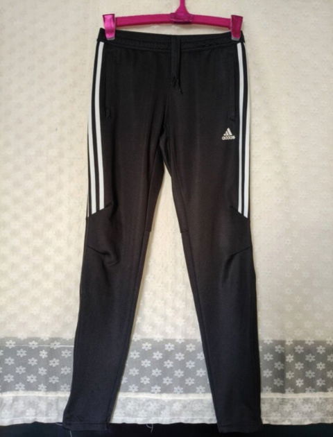 Pantalones Adidas con Cierres en Tobillos - Talla S