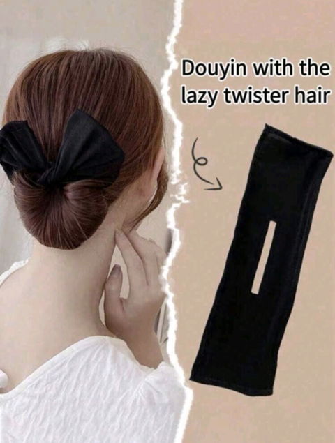 Accesorio para el cabello en color negro.