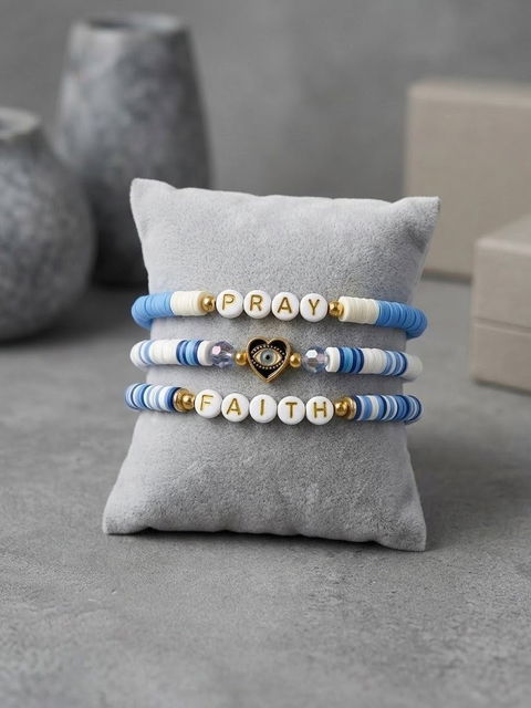 Pulseras 'PRAY' 'LOVE' 'FAITH'