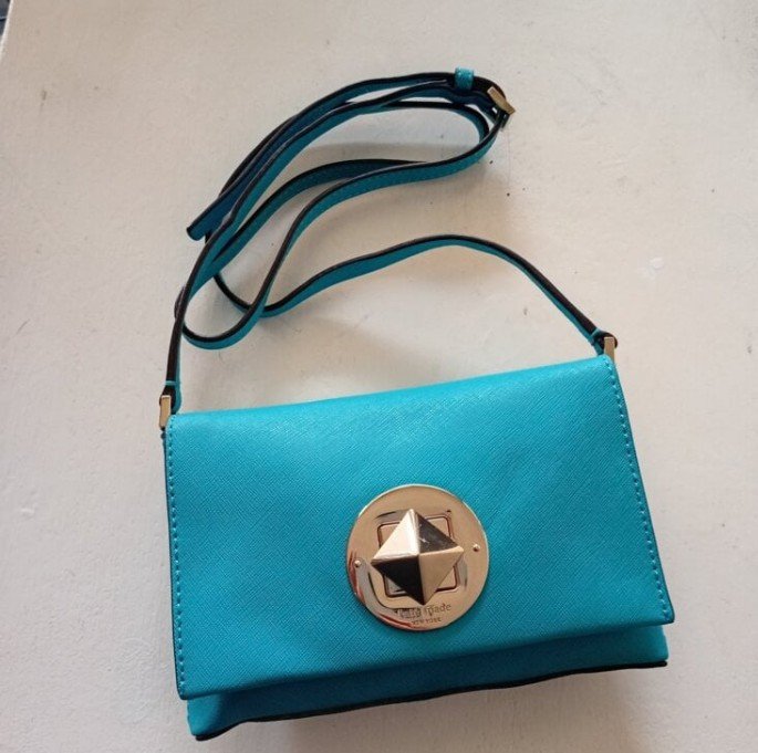 Bolsa Kate Spade Turquesa en Excelente Estado