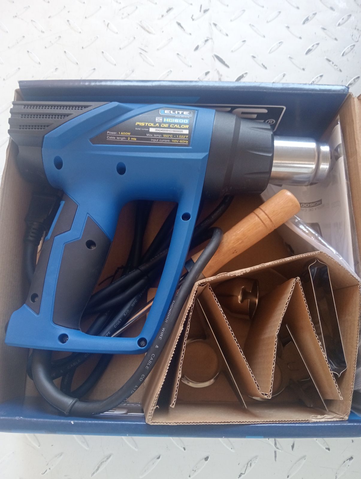 Pistola de calor Elite HGI600 - 1600W
