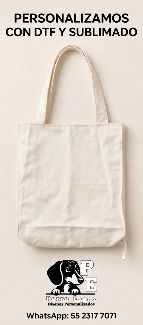Bolsa TOTE personalizable - Perro Enano