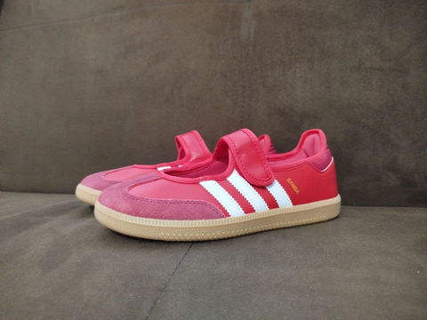 Tenis Adidas rojos con velcro para mujer