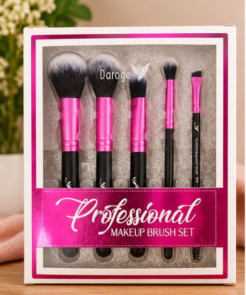 Set de 5 brochas profesionales Daroge 💖 | Nuevo en caja