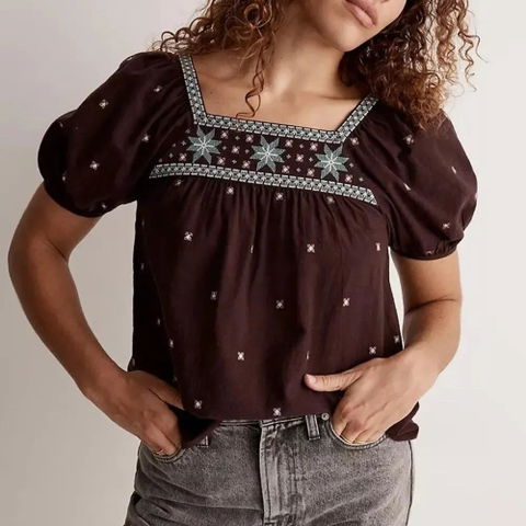 Blusa boho XS Madewell