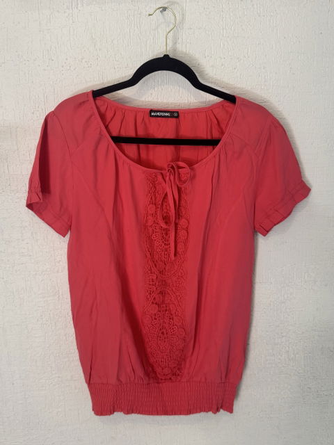 Blusa Rosa Mandrinne Talla M - Como Nueva