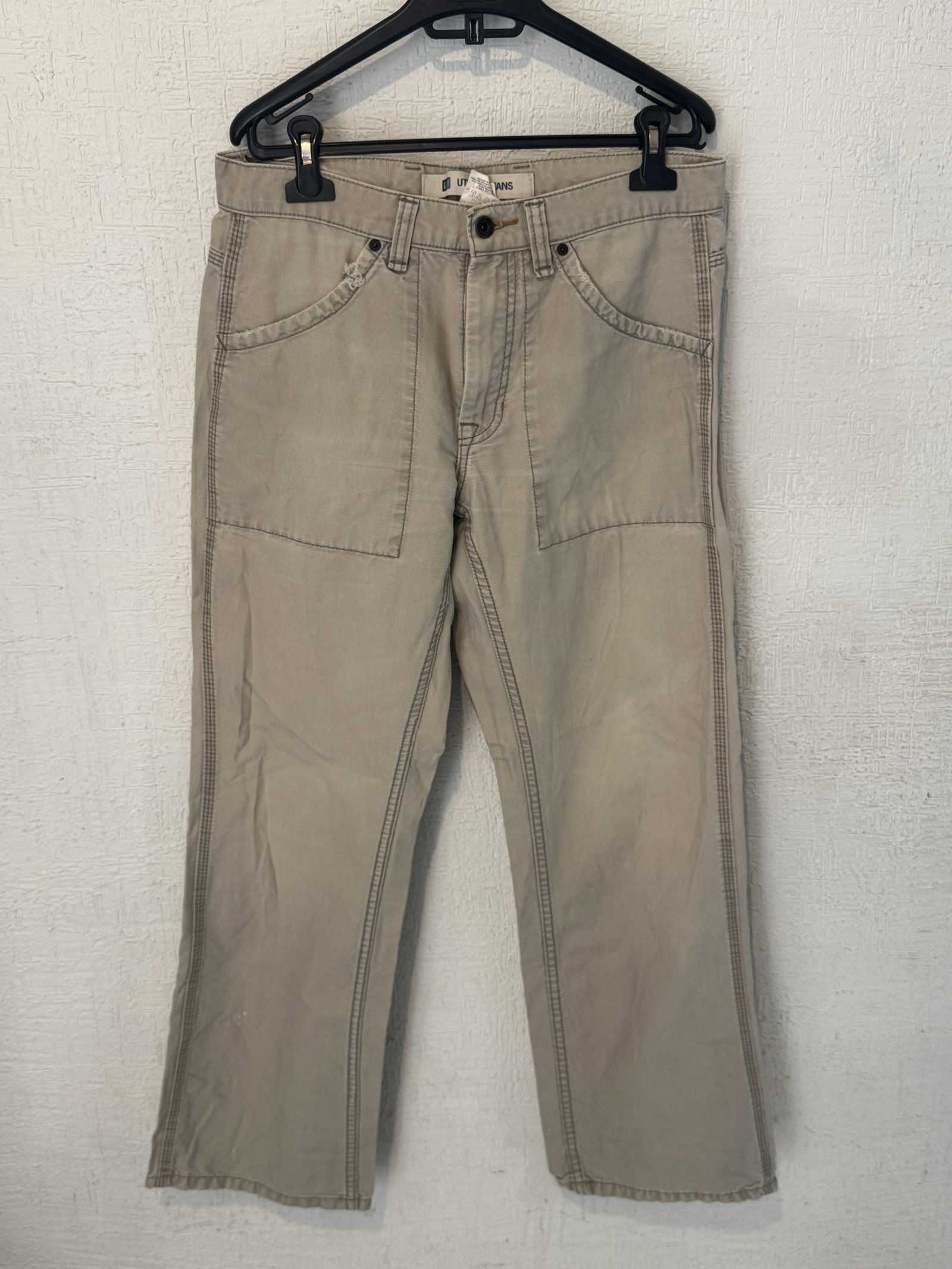 Pantalón Casual Beige GAP Talla 31x32 en Buen Estado