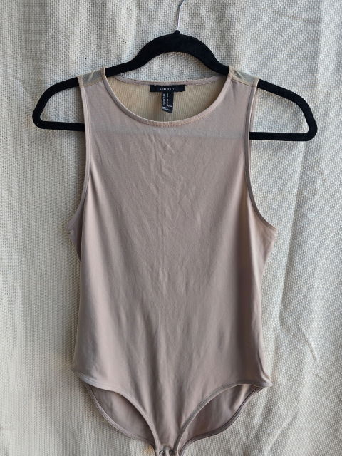 Body beige con espalda mesh