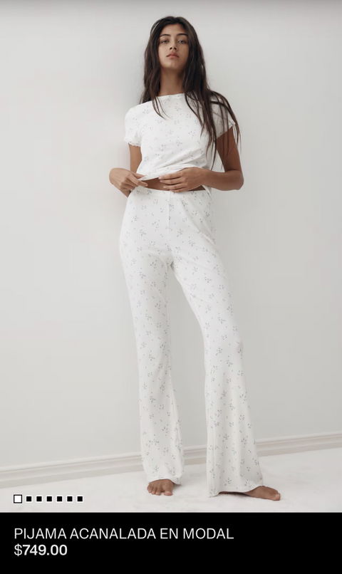 Pijama de Playera y Pantalón H&M en Modal - Nuevo