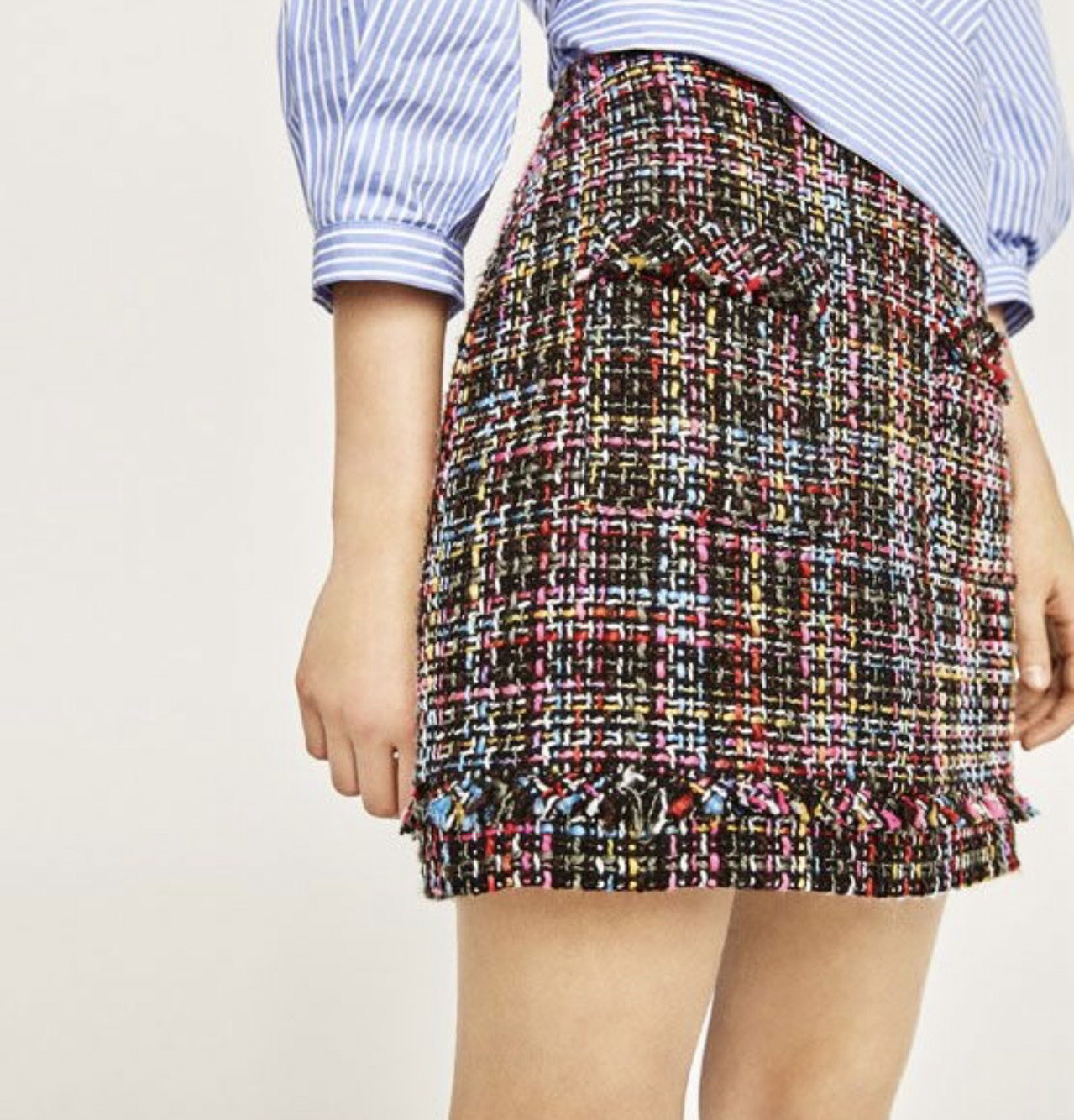 Falda Zara Básica Talla Méx 26 - EUR M