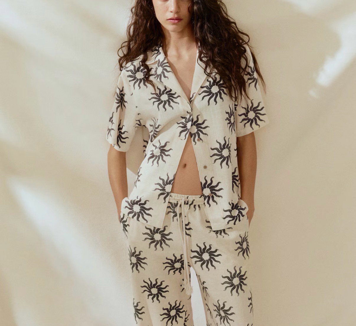 CAMISA RESORT LOOSE-FIT H&M 