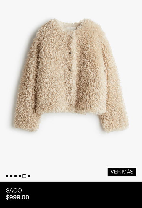 Saco Peluche H&M