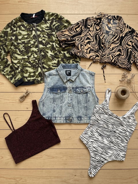 Lote de 5 Prendas de Moda Usadas en Buen Estado