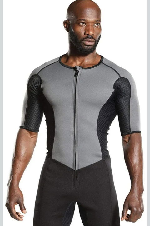 Traje de Neopreno para Caballero Talla L - Color Gris y Negro