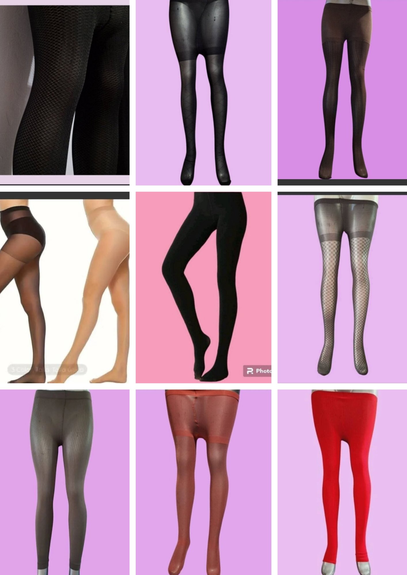 Pantimedias varios diseños 