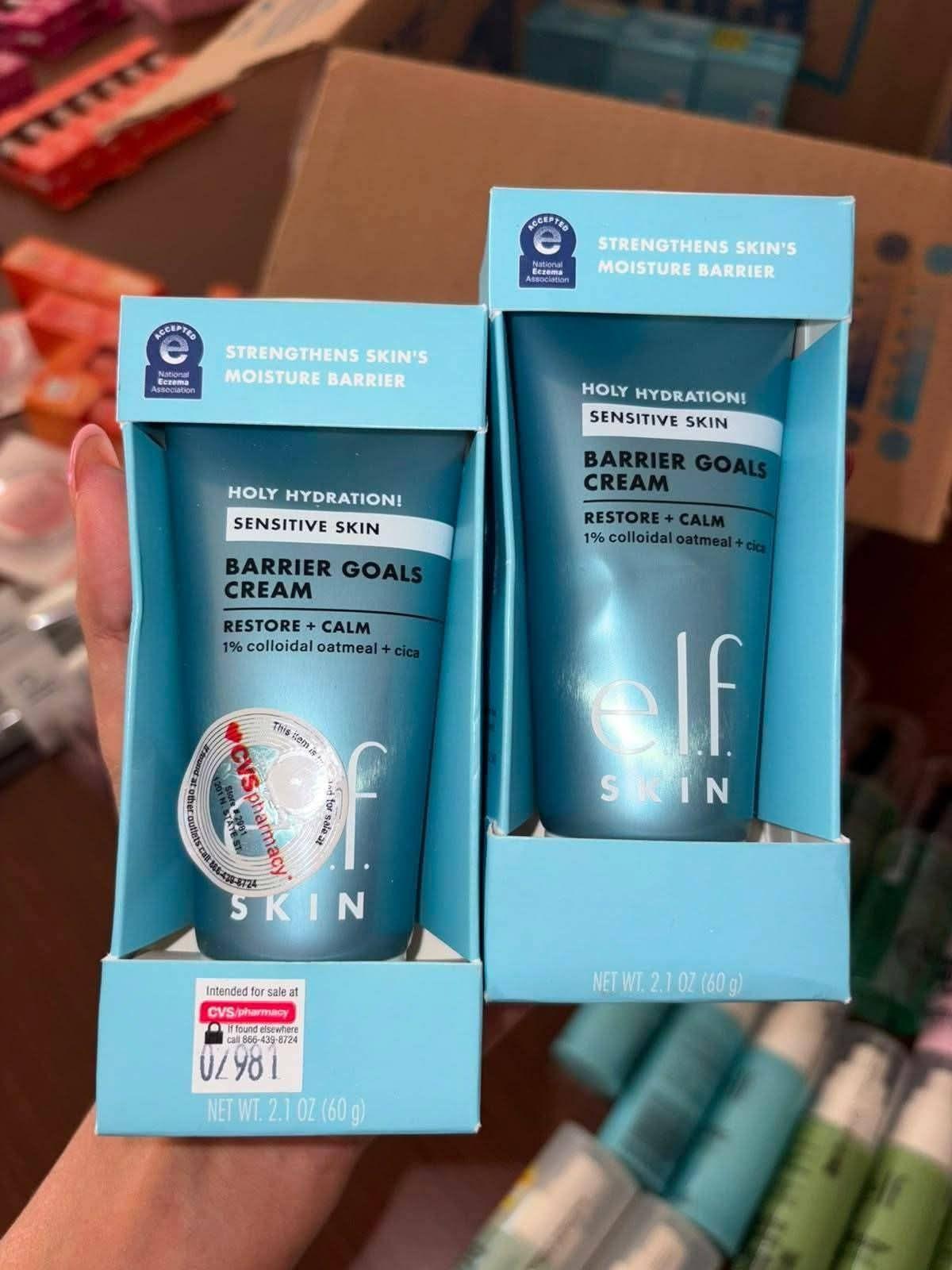 Crema hidratante e.l.f. SKIN Barrier Goals 60g