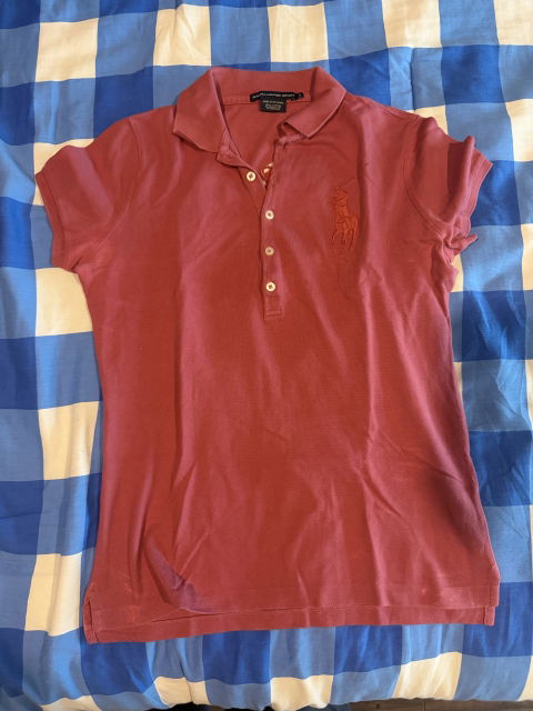 Playera Polo Ralph Lauren Sport Rosa Talla S