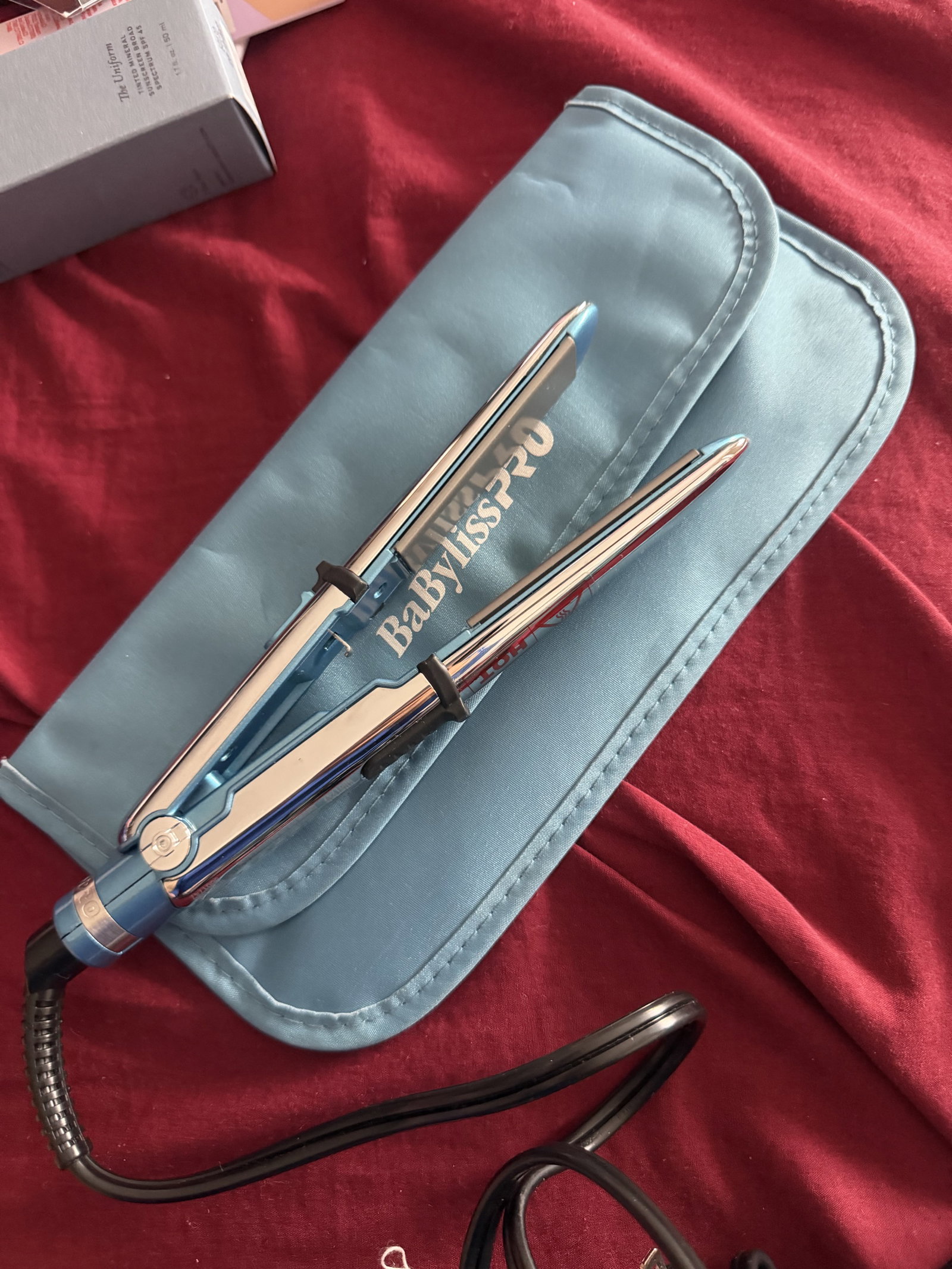 Babyliss pro titanium mini plancha cabello viaje
