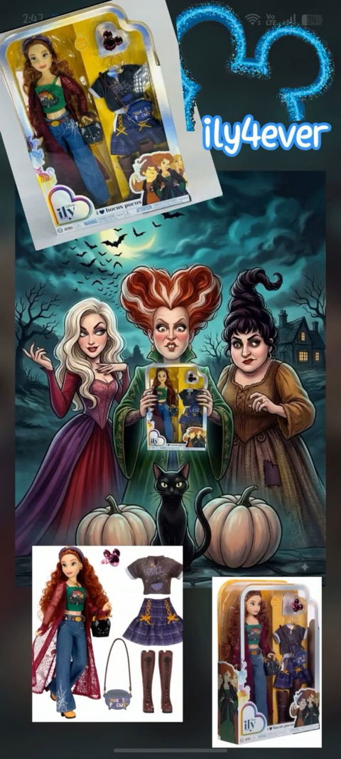 Muñeca Disney ILY 4EVER Hocus Pocus para coleccionistas