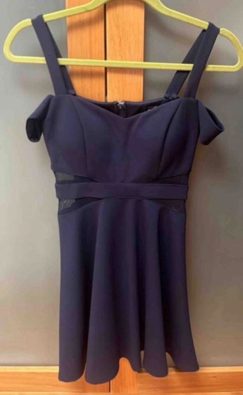 Vestido corto azul marino de tirantes talla 0 marca Speechless