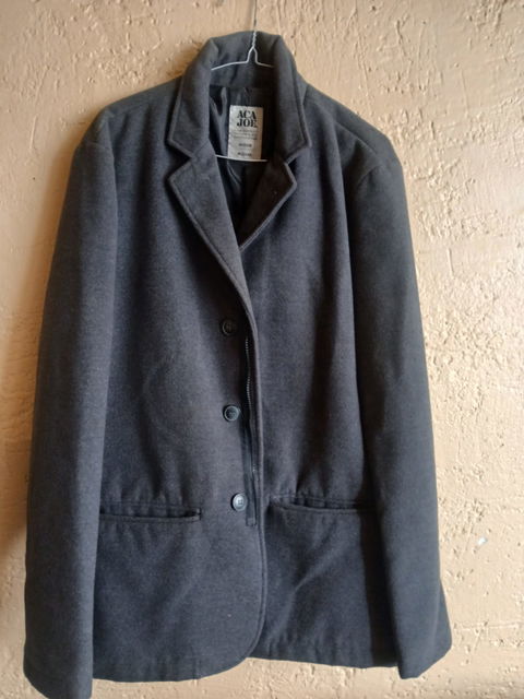 Abrigo gris para caballero ACA JOE, nuevo, talla Mediana
