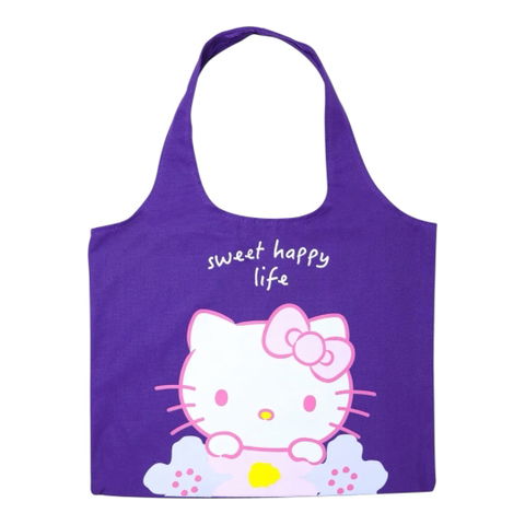 Tote Bag Hello Kitty morada