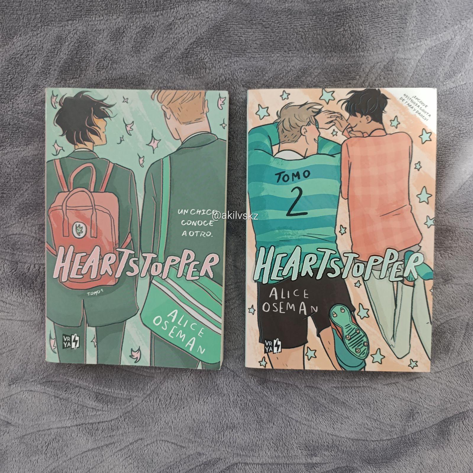 Libros Heartstopper Tomo 1 y 2 de Alice Oseman