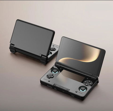 Consola portátil con doble pantalla OLED