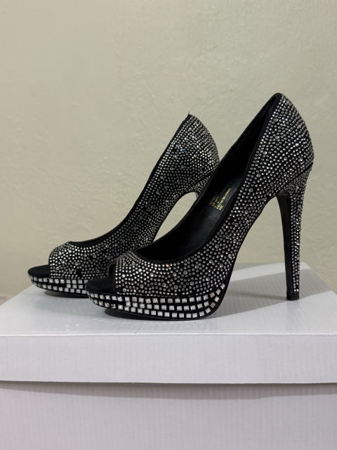 Zapatillas steve madden negras con brillos