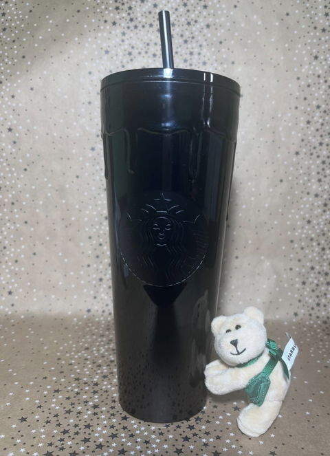 Vaso Starbucks Slime Negro Original 24 oz Nuevo