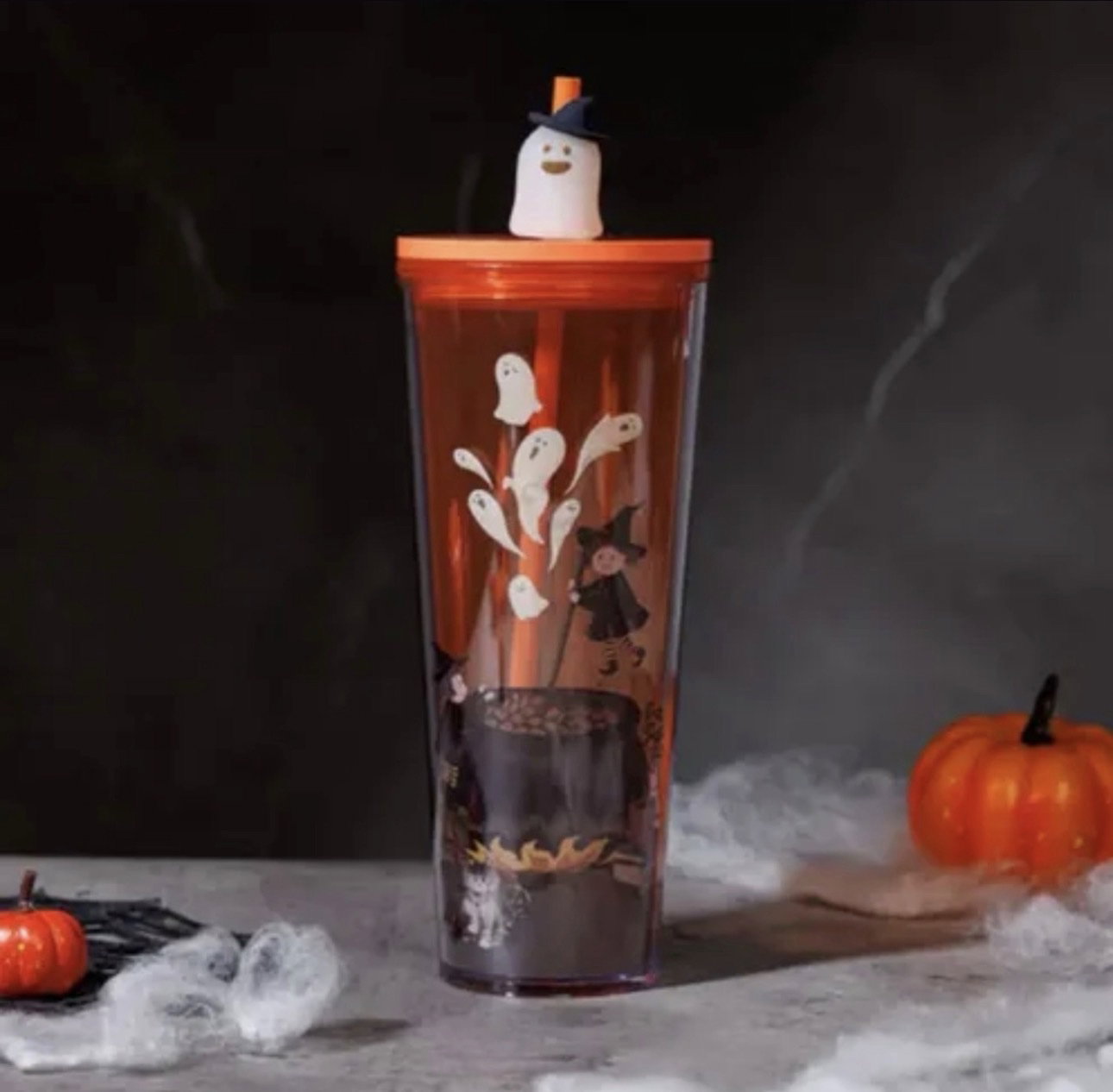 Vaso Starbucks Halloween Asia Brilla en la Oscuridad - Nuevo Original