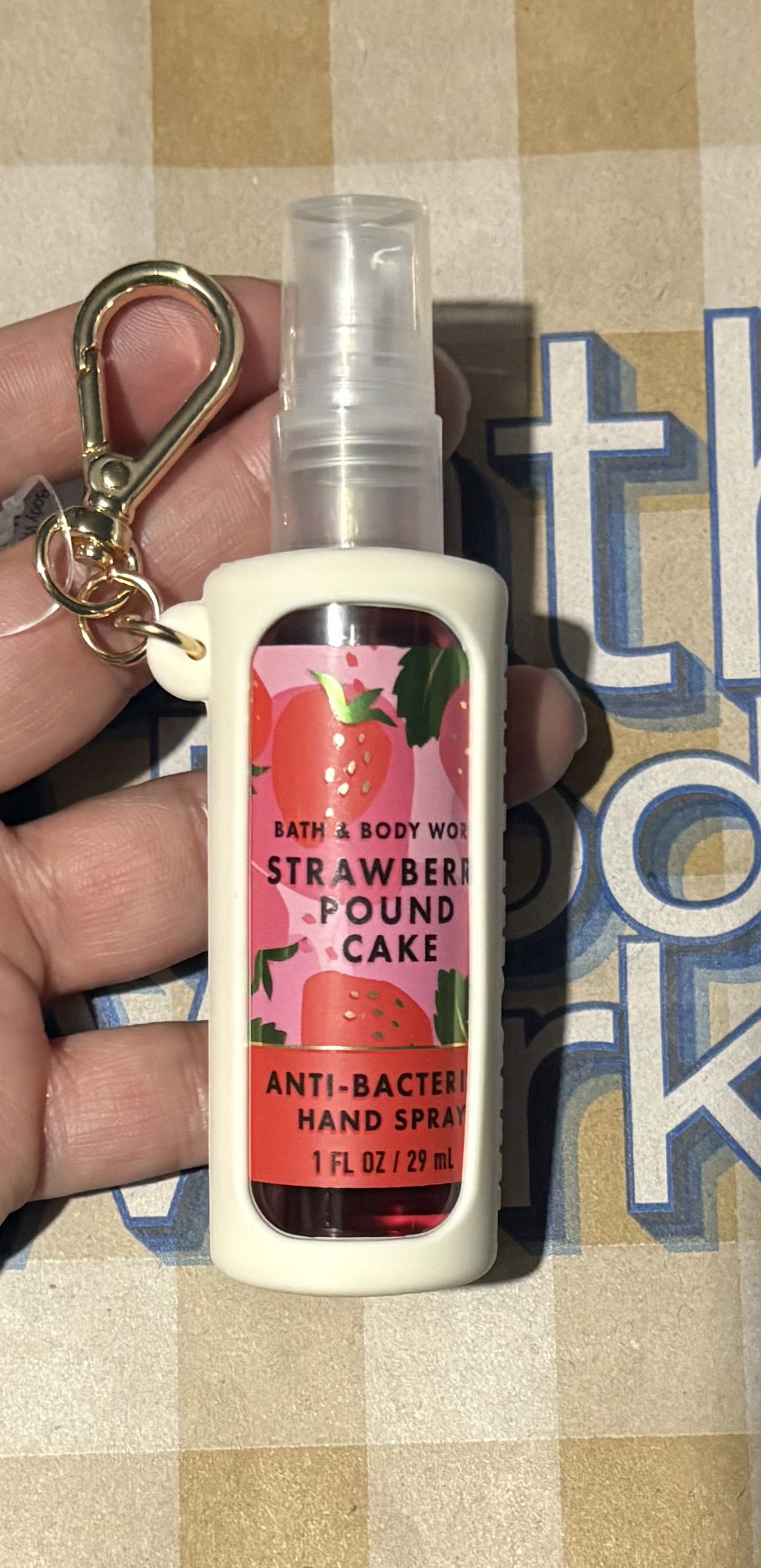 Spray Antibacterial Bath and Body Works Strawberry Pound Cake - Nuevo