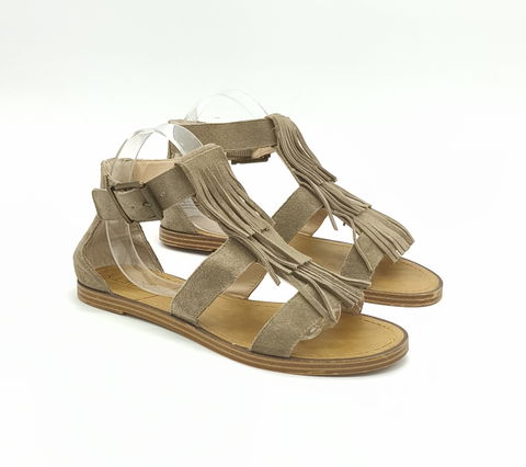 Sandalias Sole Society con flecos, talla 5 MX (8 US) - Como Nuevas