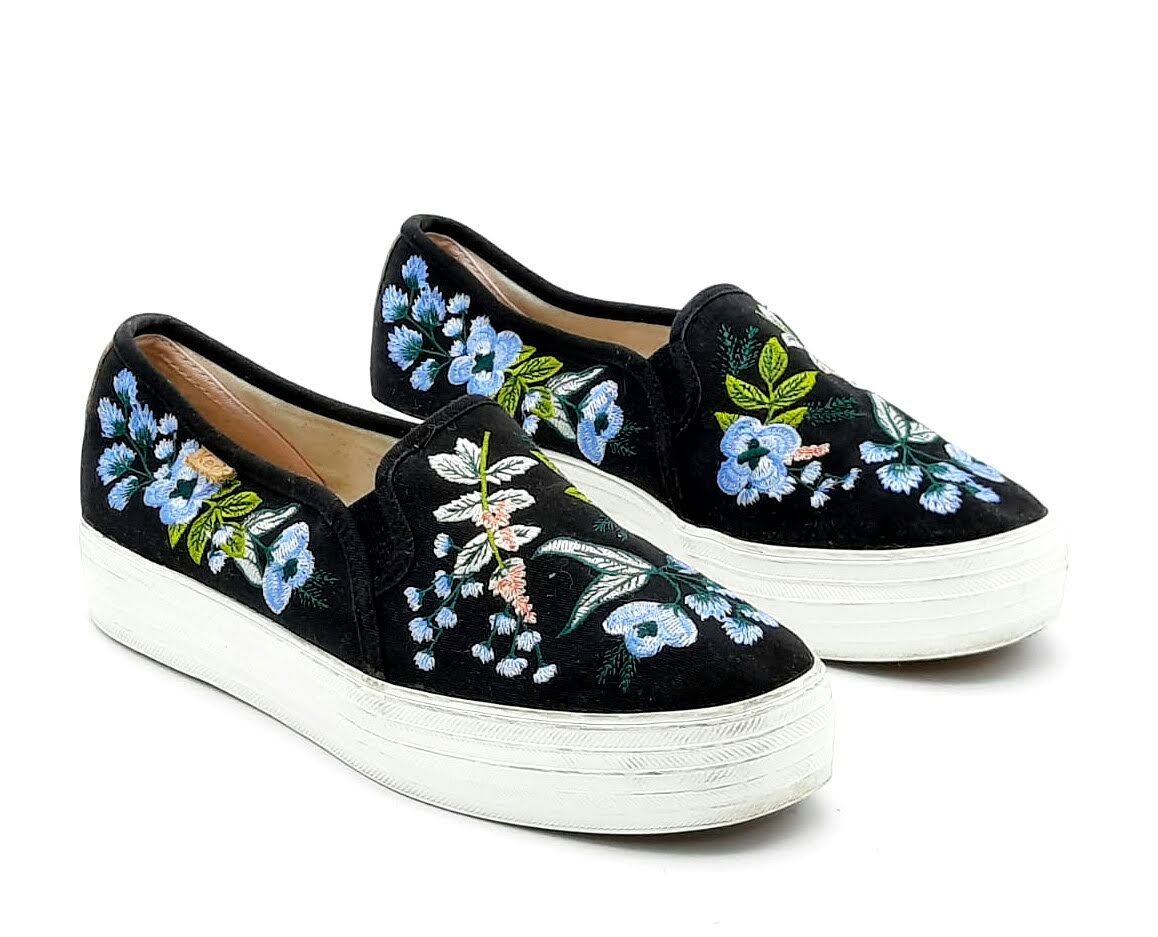 Tenis Keds Edición Especial Rifle Paper Co. Bordado Botánico