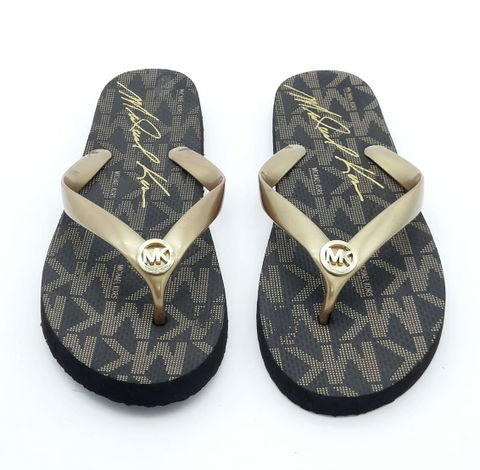 Chanclas Michael Kors Originales Color Café/Negro Talla 8 MX 11 US