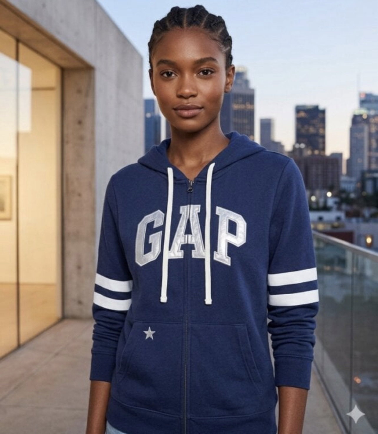 Sudadera GAP Azul Marino Talla L