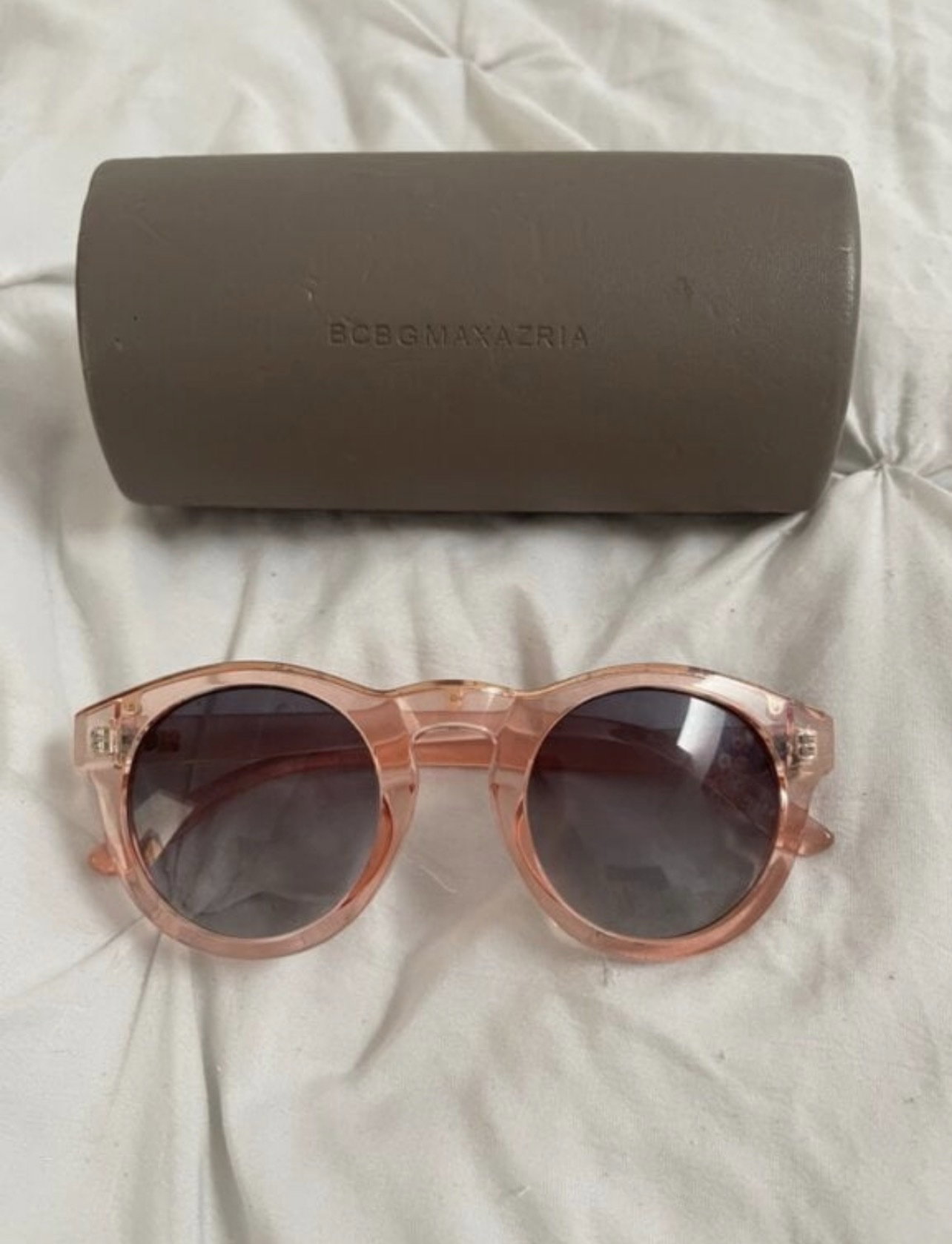 Lentes Circulares BCBG Max Azria Rosa con Estuche