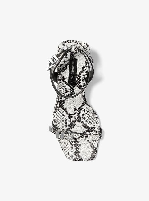 Sandalias Michael Kors Darrington de Piel Estampado Snakeskin