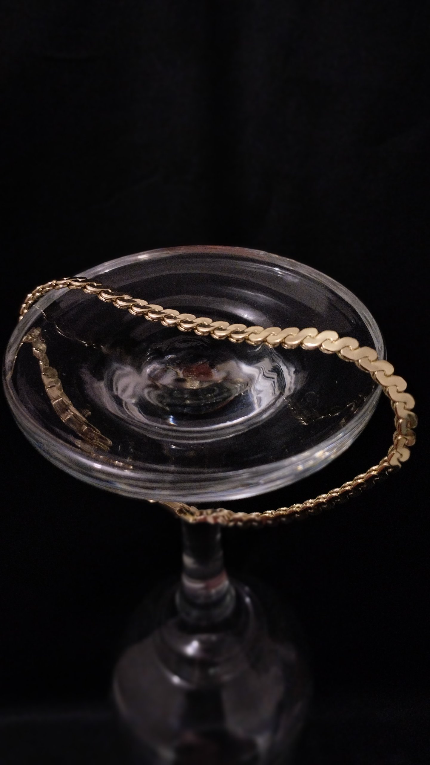 Pulsera de Oro Laminado 22k Trenzada Unisex 18 cm