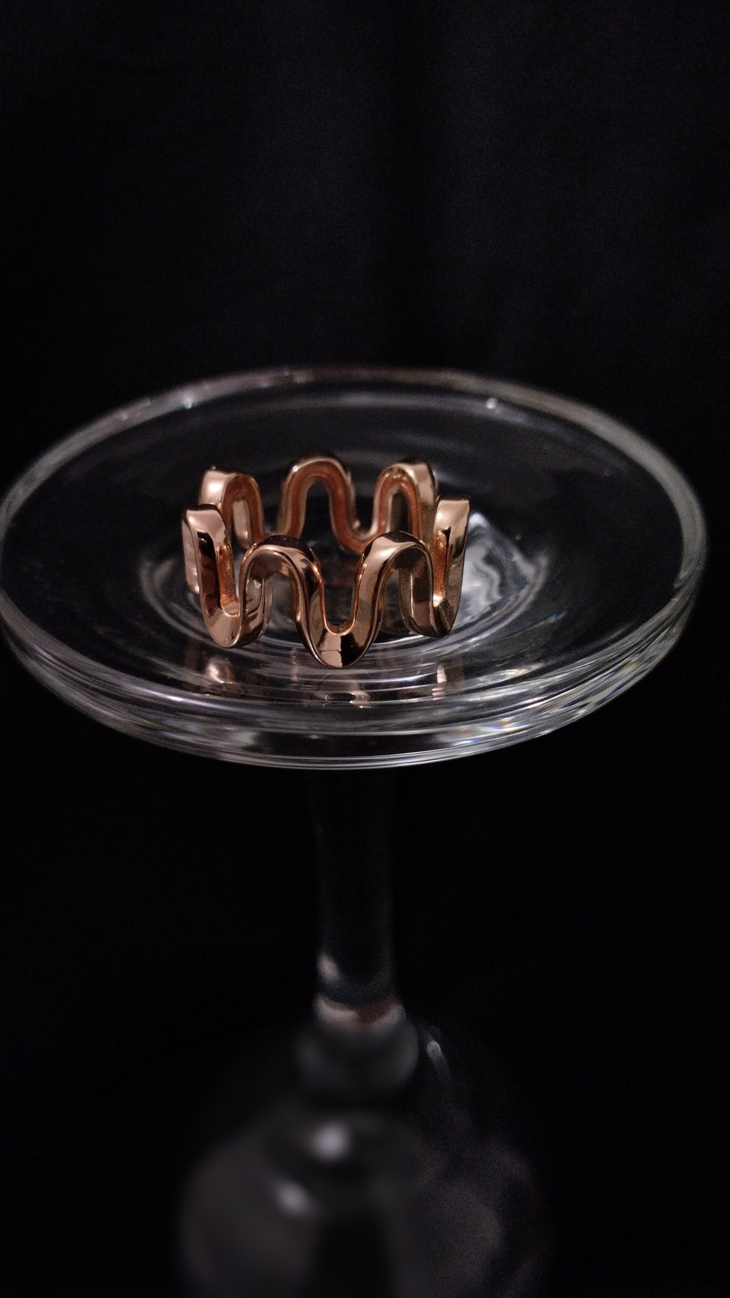 Anillo de Oro Laminado 22k Diseño Único #7